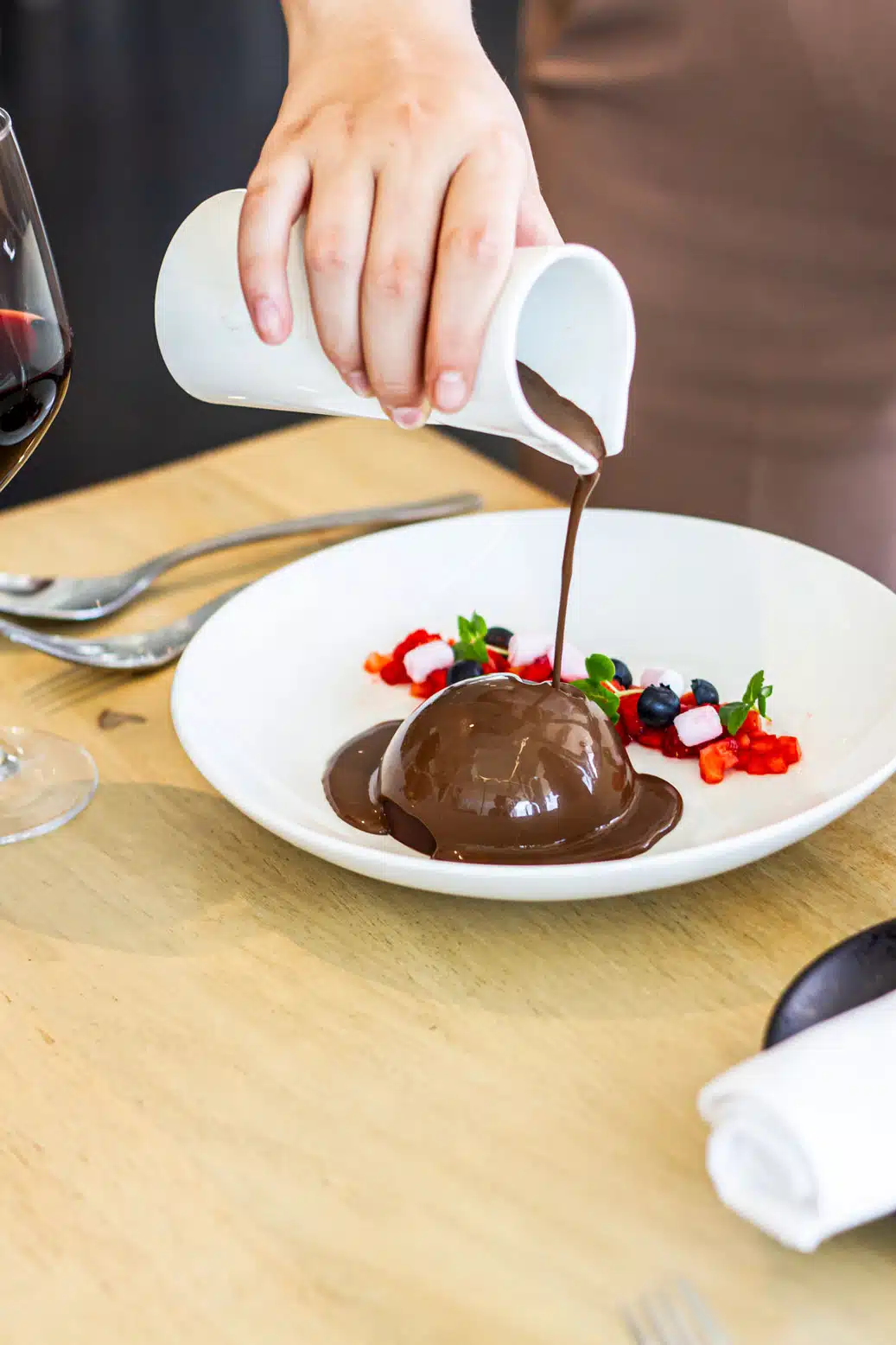 Dessert-Restaurant-Vivres-Rochefort-Grégory-Coutanceau-cuisine-vue-panoramique