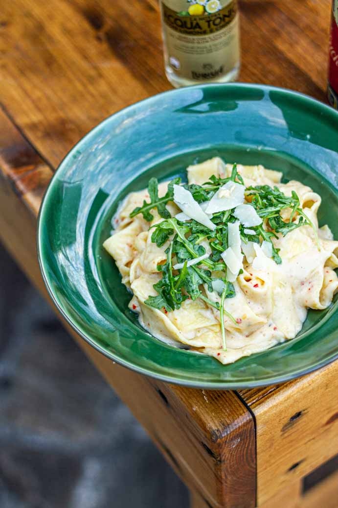 Parpadelle cacio e pepe